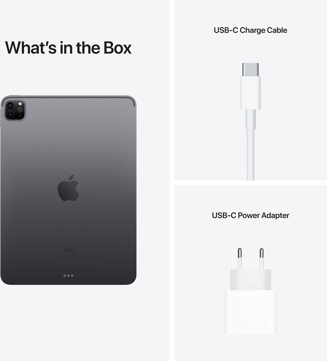 Apple iPad Pro 11 inch 2021 WiFi 256GB Spacegrijs M1-chip Retina-display Pro-camera LiDAR - Afbeelding 3