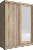 Kledingkast Allison - Licht eiken - 150 cm
