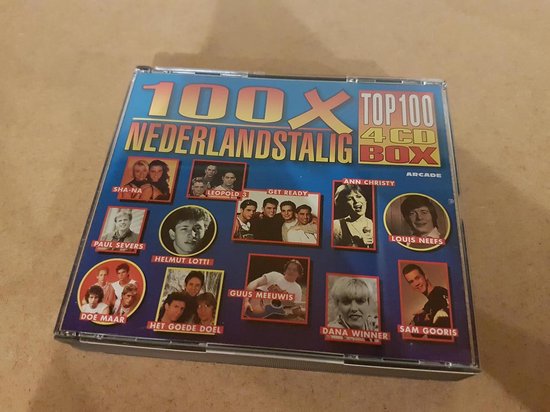 kat software rots Top 100 4cd BOX 100x nederlandstalig, various artists | CD (album) | Muziek  | bol.com