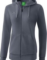 Erima Sweatjack Met Capuchon Dames Slate Grijs Maat 44