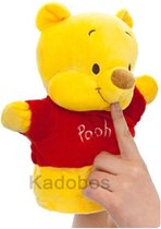 Pluche handpop Winnie the Pooh kind