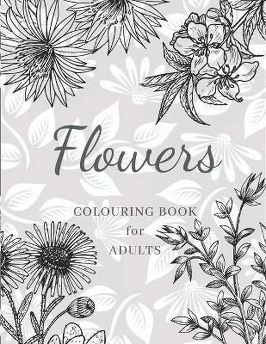 Flowers Colouring Book van Powerprint Publishers