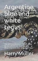 Argentine blue and white tegus