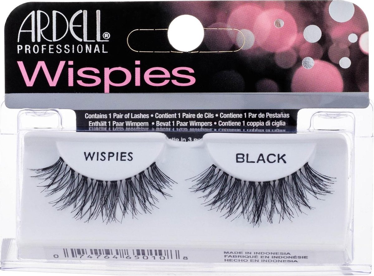 Ardell - Invisiband Lashes Wispies - Black - Natuurlijke Individuele Nepwimpers - Zwart