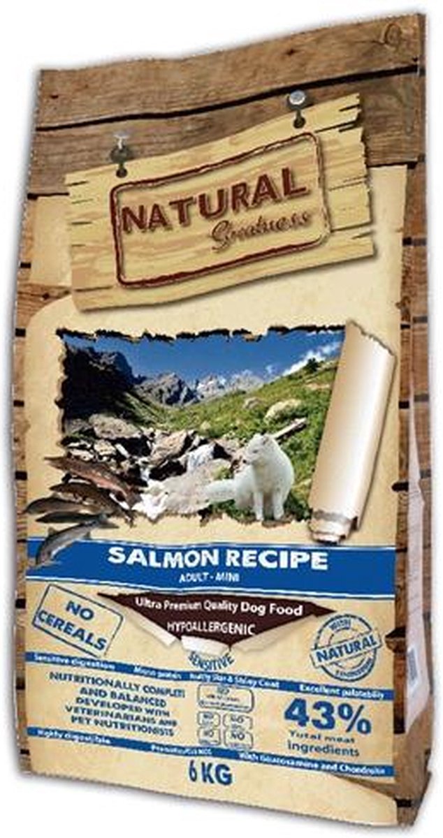Natural Greatness - Salmon Sensitive mini - Hondenvoer - 6 KG