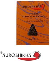 Wierookkegels Auroshikha, Vanille, 14 stuks