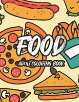 Food Adult Coloring Book