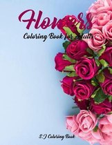 Flowers Coloring Book for Adults