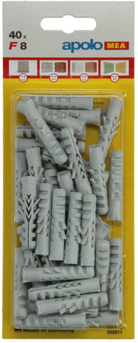 Plug Mea 40 Nylon Pluggen F 502611 8Mm