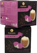 Dolce Gusto Cantata Flavoured Amaretto Latte 6 dozen ( x 8st + 8st)