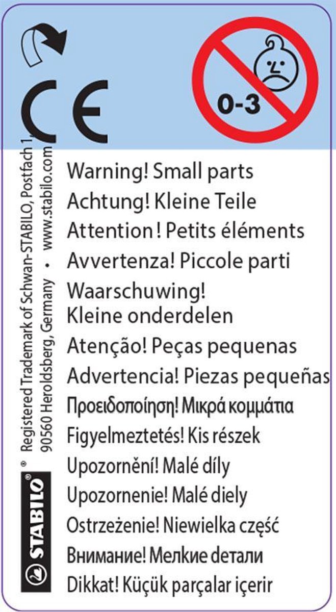 STABILO Pen 68 - Premium Viltstift - ColorParade - Antraciet/Licht Blauw - Set Met 20 Verschillende Kleuren — afbeelding 4