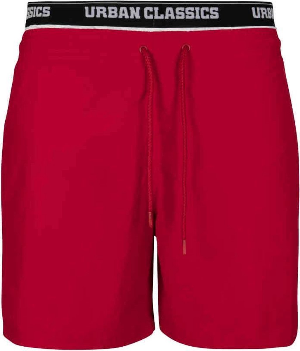 Urban Classics Zwemshorts -XL- Two in One Rood