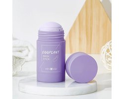 MENGSIQI - Pink Mask Stick - Huidverzorging - Gezichtsmasker - Kleimasker - Wallen verminderen - Mee Eters & Acne verwijderen - Acne verzorging - Vette huid - Poriën reiniger -Blackhead - Eggplant - Verzachtend -Verkoelend - Dermatologisch getest