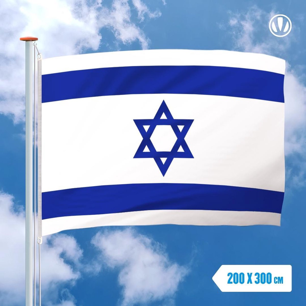 Drapeau Israël 120x180cm | bol