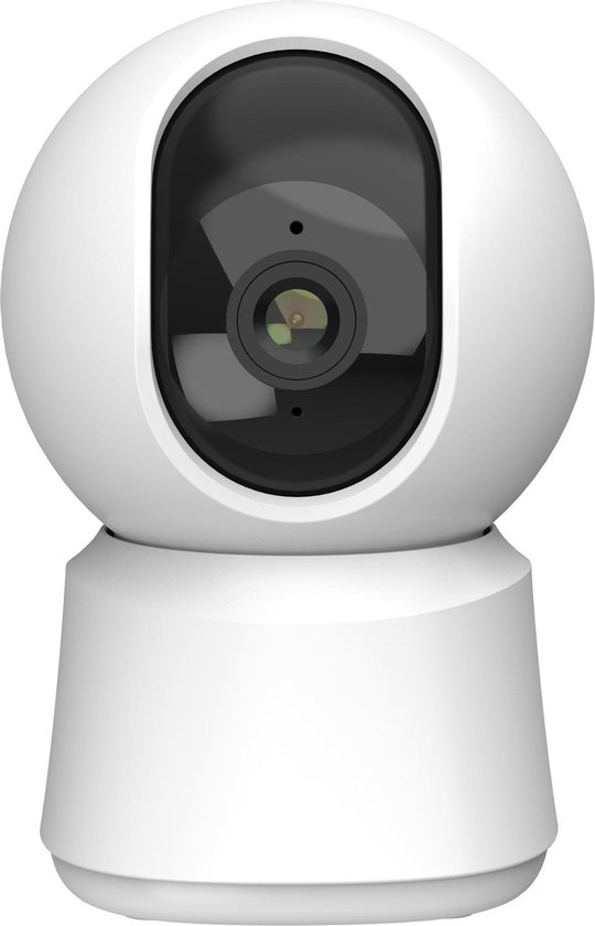 Laxihub P2 - Babyfoon - Camera voor binnen met 32 GB Sd kaart - Full HD Resolutie – Wifi - Privacyfunctie - Wit