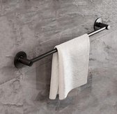 Cgoods handdoekrek zonder boren - handdoekrek badkamer - handdoekhouder - handdoekstang - 60CM