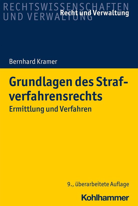 Grundlagen des Strafverfahrensrechts - cover