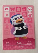 Amiibo animal crossing new horizons origineel Eu Puck 043 kaart