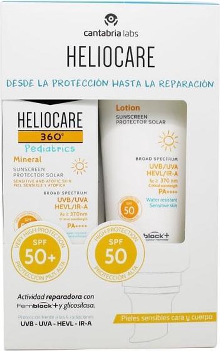 Heliocare 360 Pediatrics Locion 200ml + Pediatrics Mineral 50ml