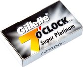 Gillette Double Edge Blade 7 o'clock Super Platinum