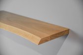 Boomstam wandplank transparant geolied - 60x20x32
