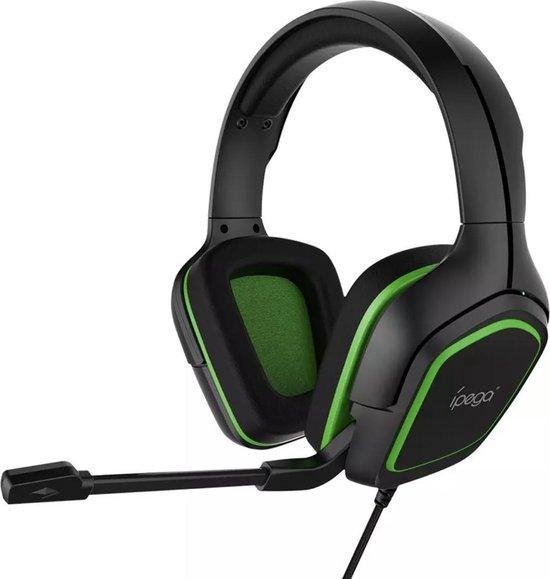 IPEGA Headset – Gaming Headset Green | Geschikt voor PS4/PS5 |Computergames Bedrade headset