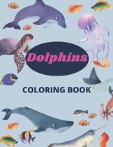 Dolphins Coloring Book