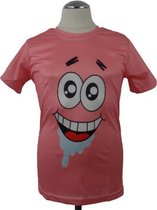 T-shirt Spongebob Patrick roze - kinderen - kleding - mode - Spongebob- Nickelodeon - korte mouw