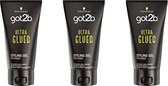 Got2B Ultra Glued Gel - Voordeelverpakking - 3 x 150 ml