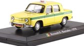 Renault 8 Bamako 1970 Taxi (Geel) (15cm) 1/43 Atlas - Modelauto - Schaalmodel - Miniatuurauto