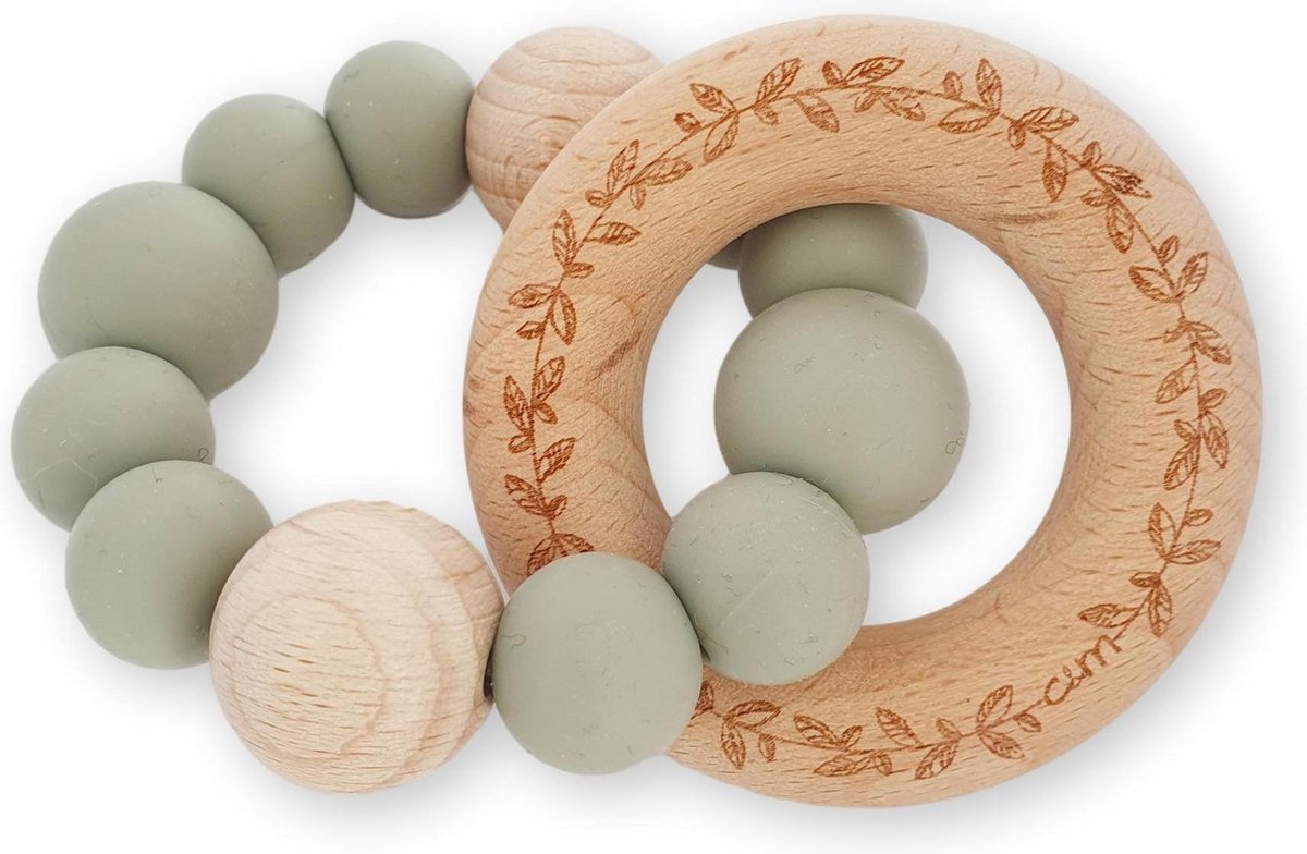 Chewies & More Engraved Rammelaar - Sage