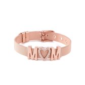Mama Armband dames hart verstelbaar - 3 kleuren - Rose goudkleurig - armbandjes - armbandje verjaardag - cadeau voor haar - vrouw - Moederdag cadeautj