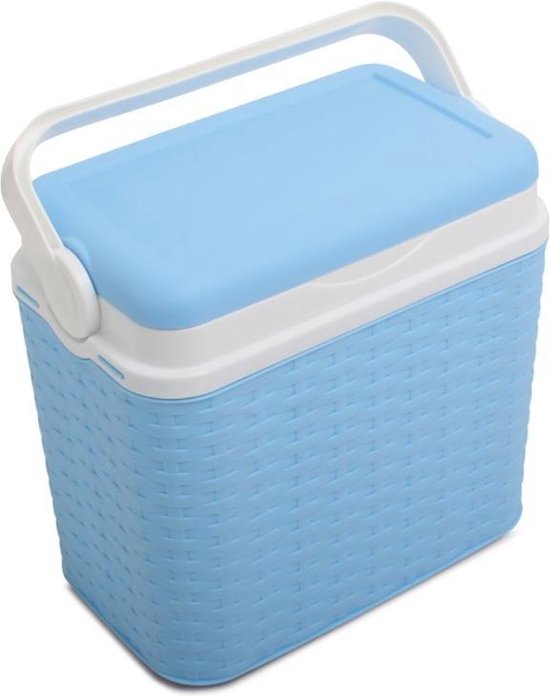 Koelbox Compact Rotan Lichtblauw - Afmeting: 30 x 19 x 28 cm van KOEL — afbeelding 4