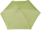Bisetti alu ultra mini paraplu ( 17 cm) dame effen licht groen van 150 gr