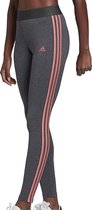 adidas 3-Stripes Sportbroek - Maat S  - Vrouwen - donker grijs/roze
