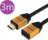 Speke HDMI Verlengkabel 3 Meter - Koppelstuk - Verlengstuk - Adapter - 4K - 3 Meter