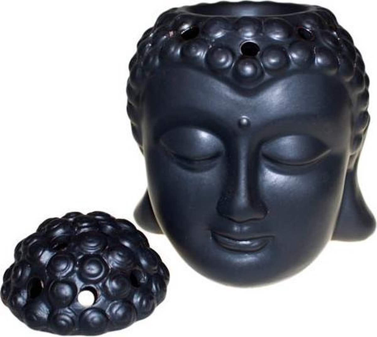 Aroma diffuser | Boeddha | Zwart | 12cm