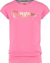 Vingino T-shirt Essentials Met Logo Meisjes Katoen Roze Mt 92