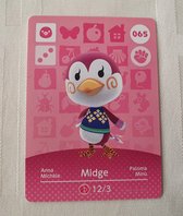 Amiibo animal crossing new horizons origineel Eu Midge 065 kaart