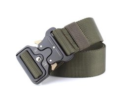tactical belt- tactical riem-metale veiligheids riem-military belt- riem mannen-riem vrouwen- riem-outdoor sport-heupriem- groen-klik riem-combat riem-koppel riem- tactical riem-sportriem-veiligheidsriem-verstelbare riem-nylon riem-BEST SELLER