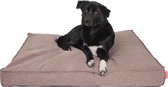 Snoozle Orthopedische Hondenmand - Zacht en Luxe Hondenkussen - Hondenbed - Wasbaar - Hondenmanden - 120 x 90 cm - Desert Pink