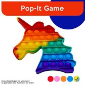 Pop It "Rainbow" Eenhoorn - Regenboog - Pop It Fidget Toy - Speelgoed Meisjes & Jongens - Pop It Unicorn