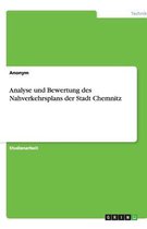 Analyse Und Bewertung Des Nahverkehrsplans Der Stadt Chemnitz