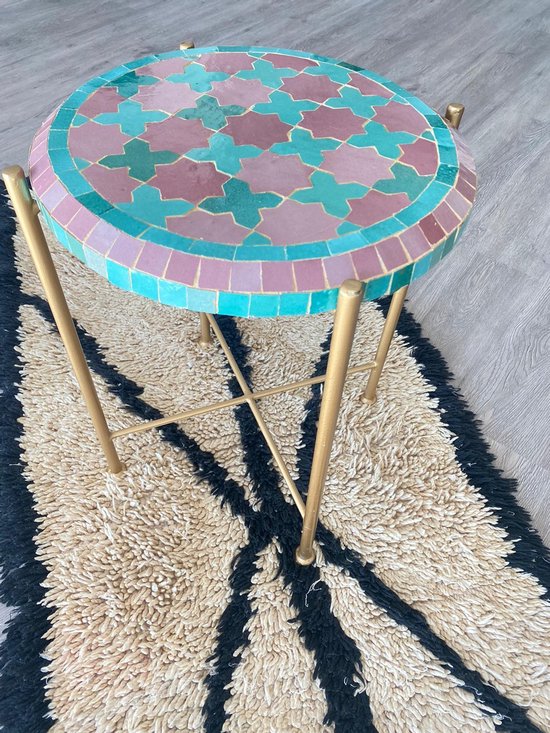 Mozaïek Sidetable - Marokkaanse Mozaiek Bijzet tafel - Tetouane | bol.com