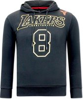 Hoodie Heren Print - Lakers - Zwart