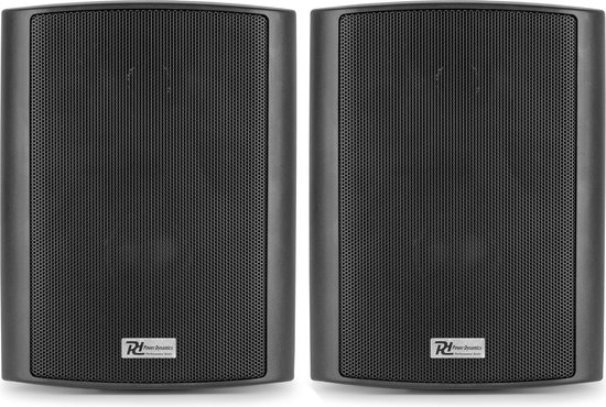 Speakerset, geschikt voor buiten - Power Dynamics BC40V zwarte speakerset voor 100V system van Power Dynamics — afbeelding 3