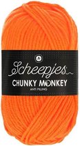 Scheepjes Chunky Monkey-1256 Neon Orange 5x100gr