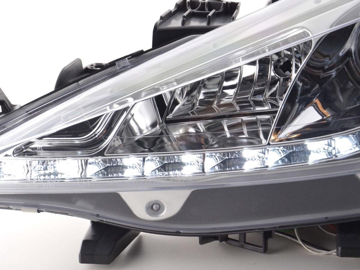 Phare Daylight LED DRL look Peugeot 207 06- noir