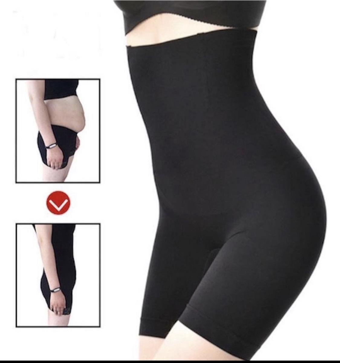 De Millennials - Shapewear voor billen, buik en dijen - corrigerend ondergoed high waist - zwart - m
