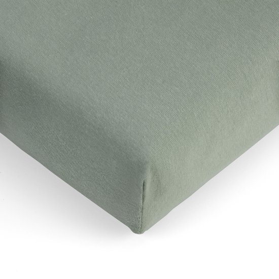 Hoeslaken jersey 100% katoen ledikant 60x120 jade Mingle moose